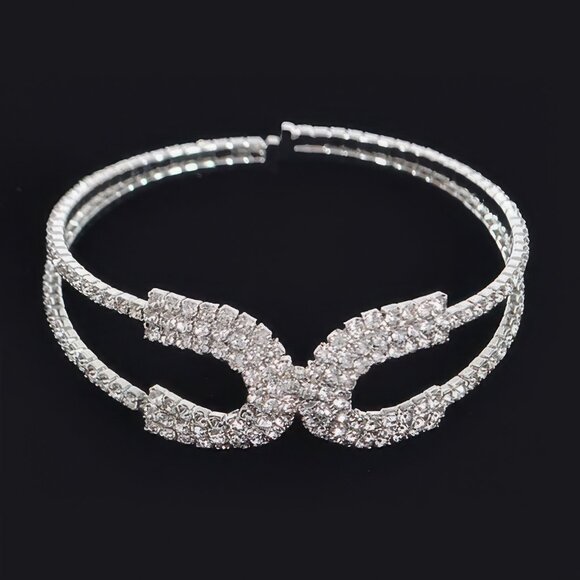 Wrap Rhinestone Bangle - Picture 4 of 6